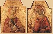 Simone Martini St Catherine and St Lucy oil painting on canvas